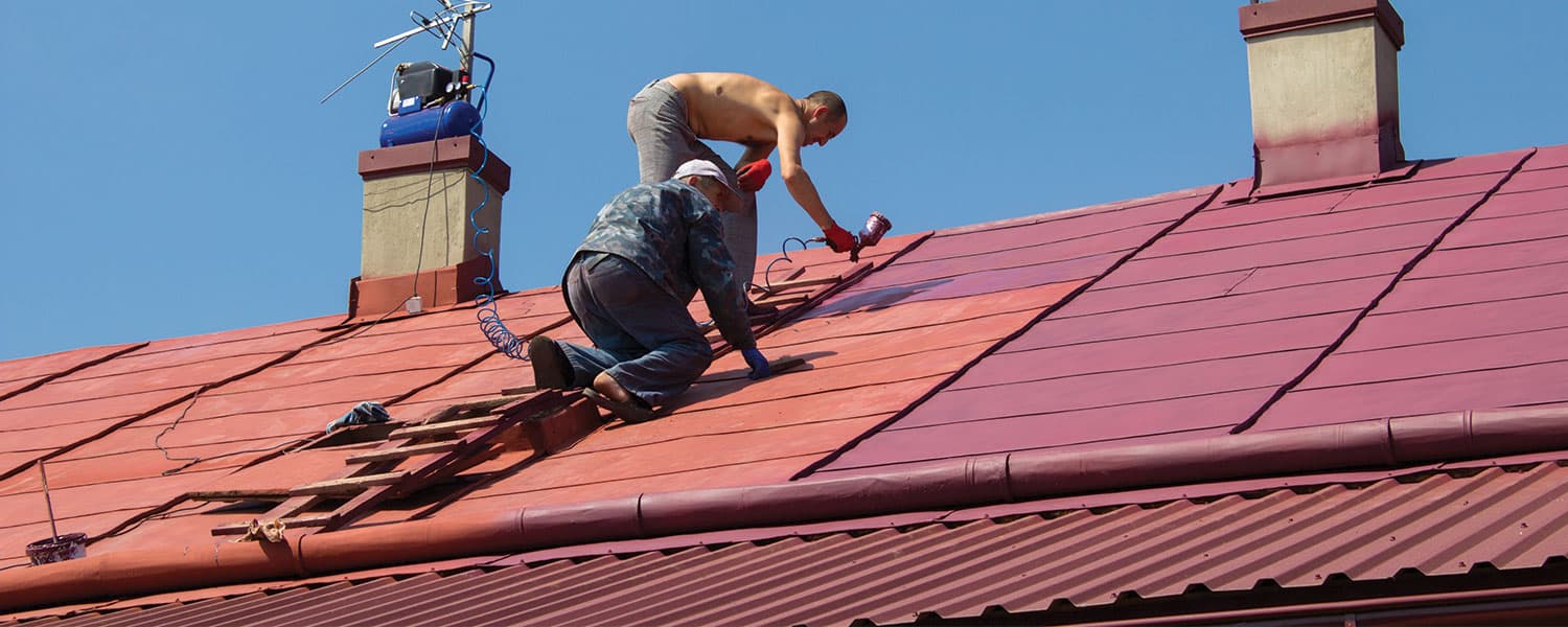 Réparation fuite toiture